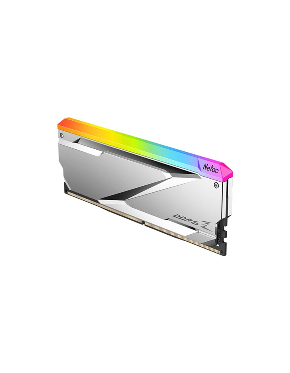 Оперативная память Netac Z RGB 32GB (2x16GB) DDR5-7200 (PC5-57600) C34 Silver 34-45-45-115 1.4V XMP Dual DIMM Kit