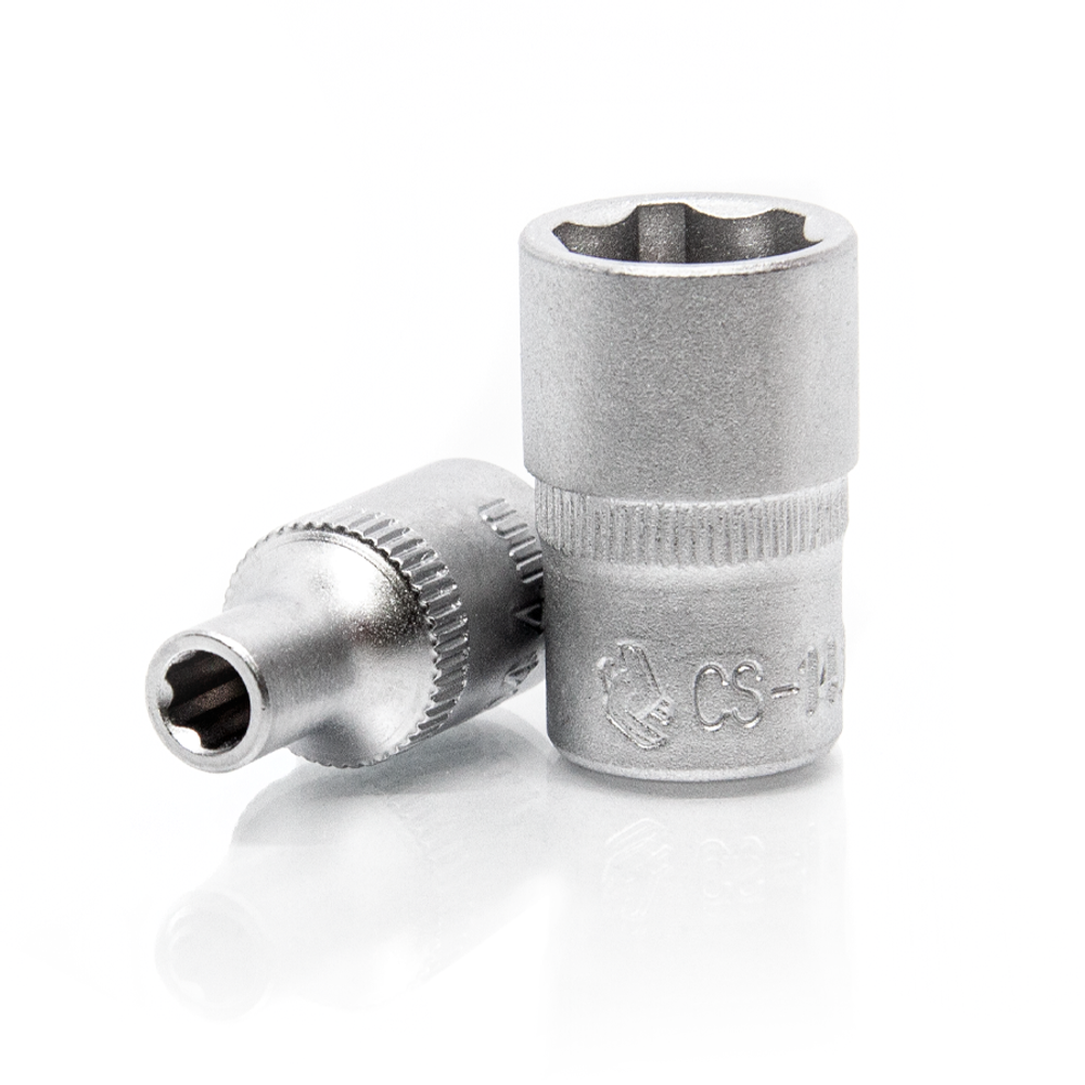 Торцевая головка короткая 1/4", 14 мм, СТАНКОИМПОРТ, CS-14.10.14