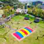 Надувная подушка для установки в грунт «Воздушное Веселье», 12×8×2,5 м