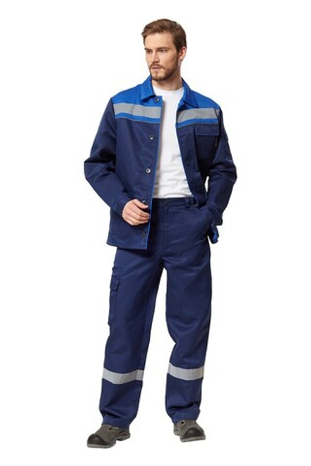 Костюм "Профи-1" т.синий/василек