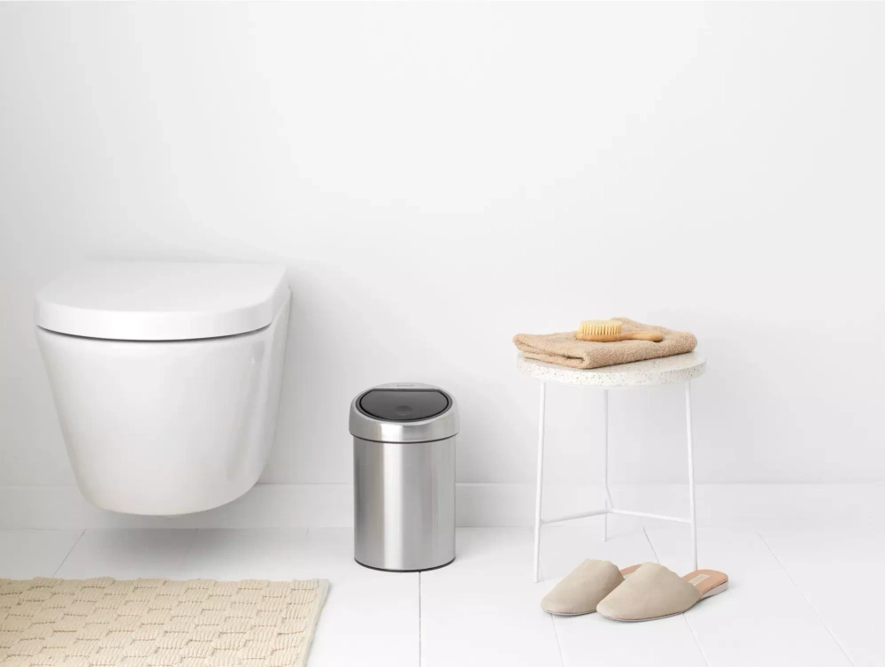 Brabantia - Контейнер для мусора Touch Bin 3л, матовая сталь / артикул   363986  / GTIN 8710755363986