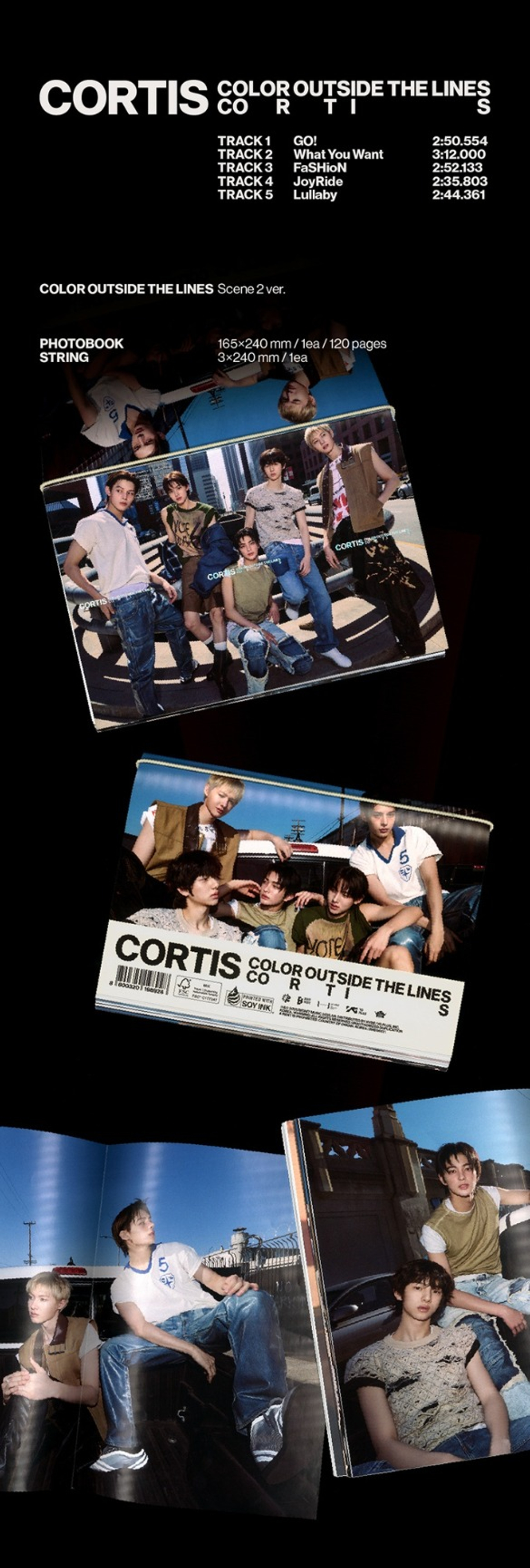 Альбом CORTIS - The 1st EP [COLOR OUTSIDE THE LINES]