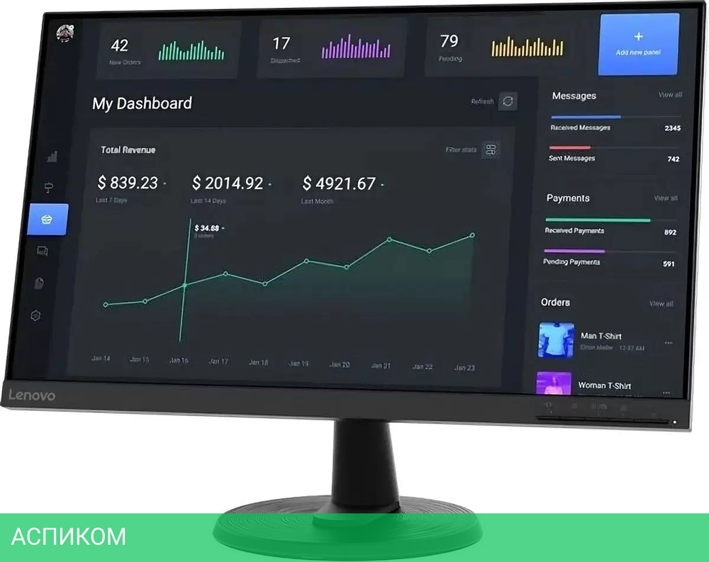 Монитор Lenovo C24-40 63DCKAT6EU