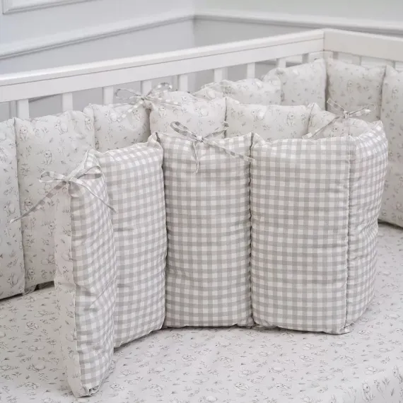 Комплект постельного белья Lollycottons Кролик Лаппин 3 предмета ,Серый