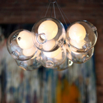 Pendant design lamp  28.37 by Bocci (Clear)