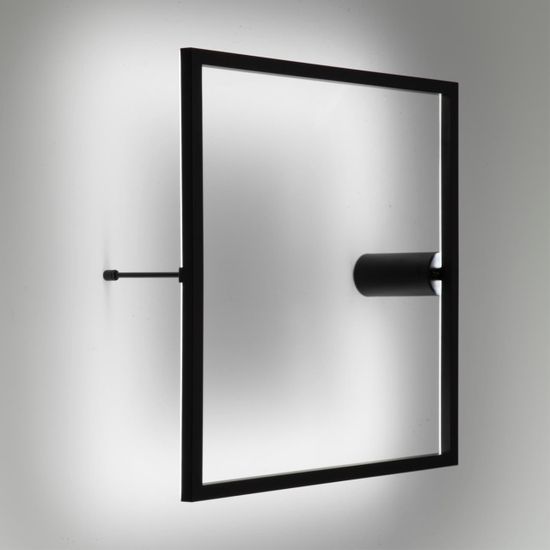 4385/24WL HIGHTECH ODL23 000 черный/металл Настенный светильник IP20 RGB динамическая подсветка ПДУ в комплекте LED 24W 3000K OMEN