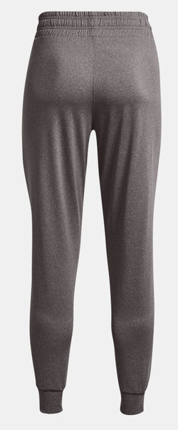 Женские теннисные брюки Under Armour Women's HeatGear Pants - charcoal light heather/white