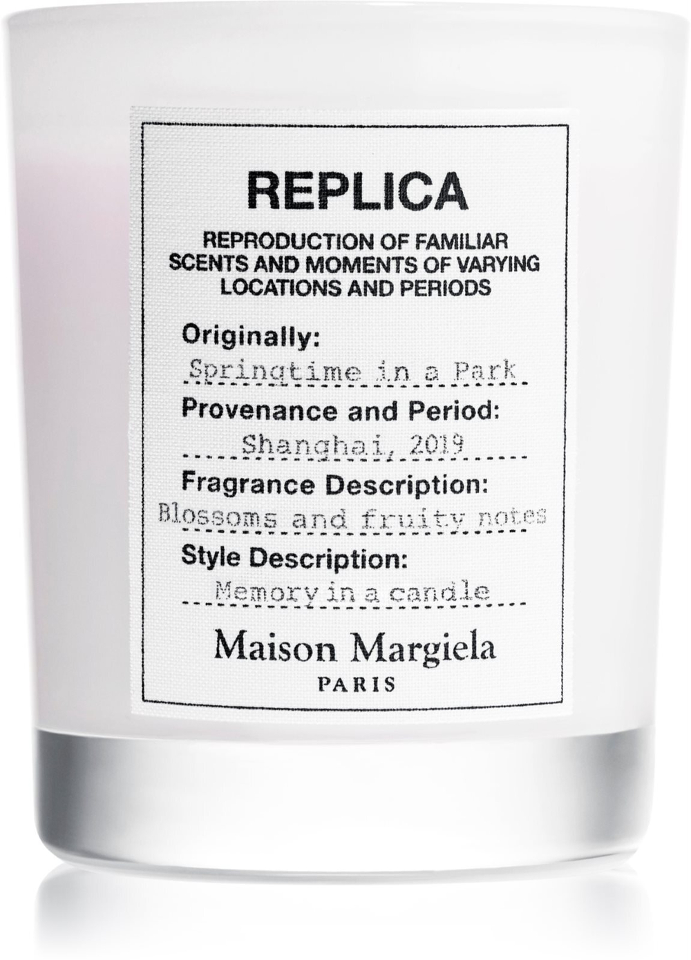 Maison Margiela REPLICA Springtime in a Park - ароматическая свеча /   165  g  / GTIN 3614273074285