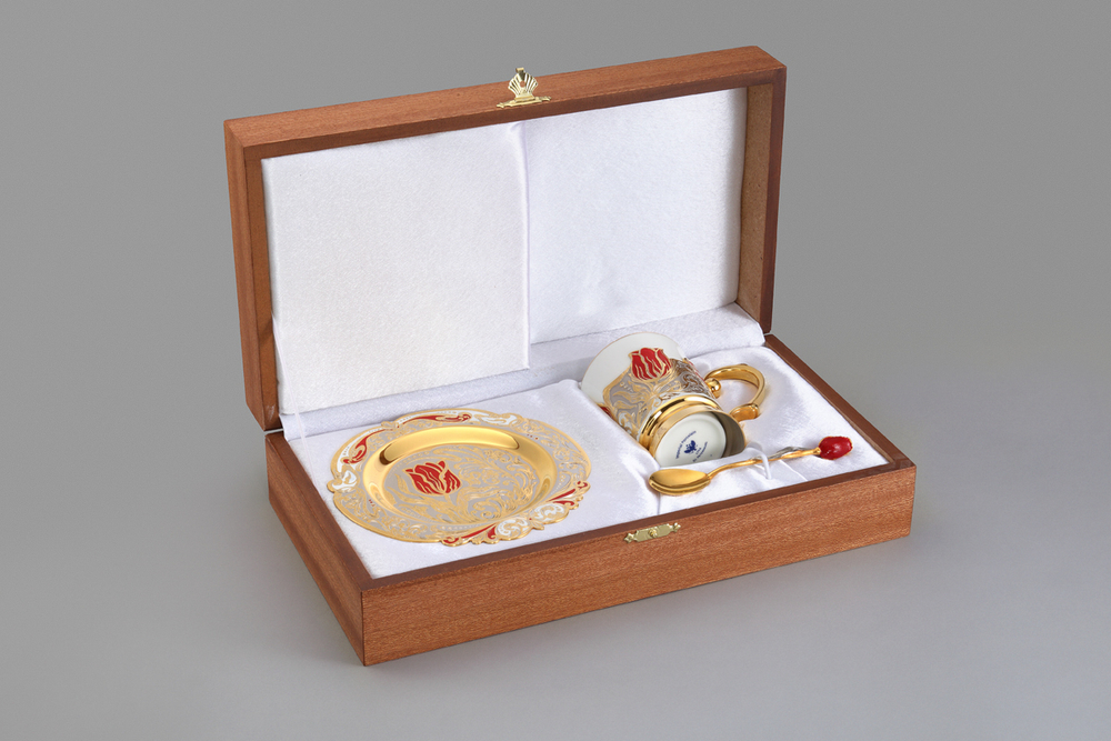 Кофейный набор "Роскошный тюльпан" малый