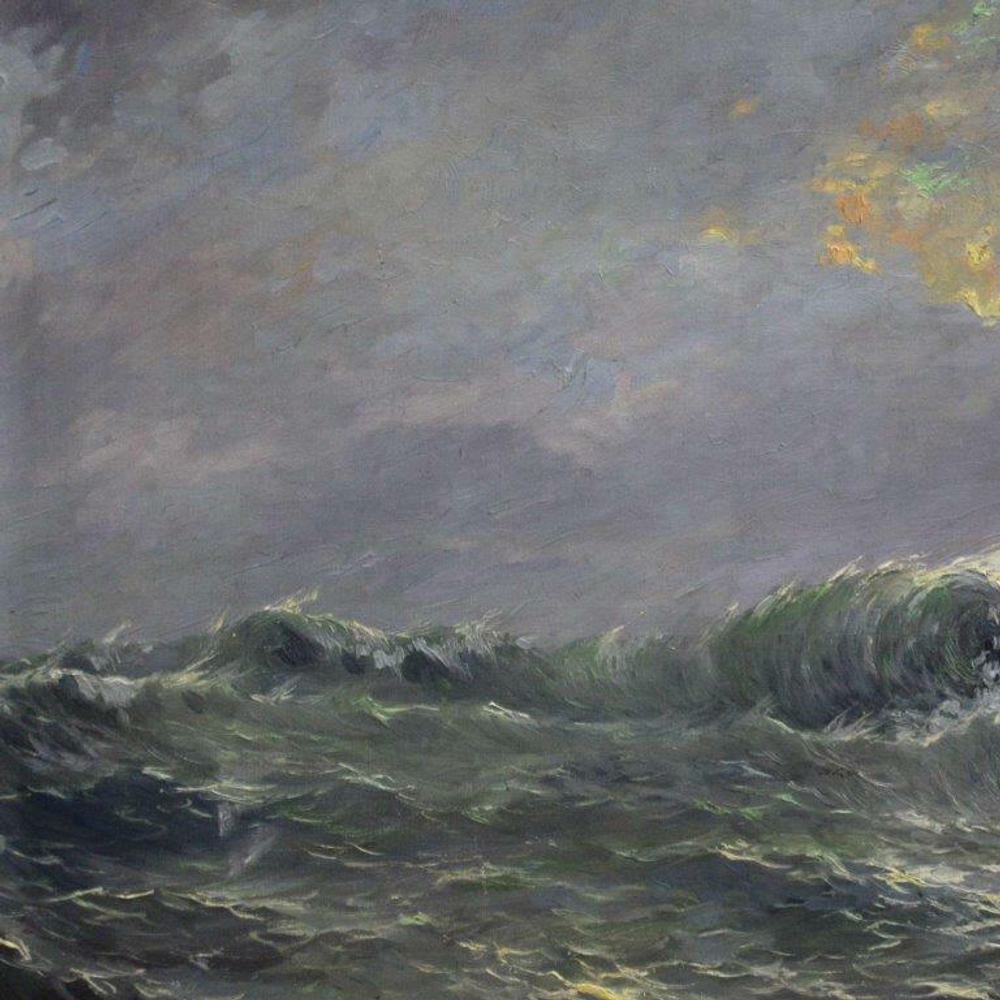 Картина «Морской пейзаж» автор Леонид Цейтлин (1885-1962)