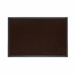 Коврик придверный 50х80 см, КОРИЧНЕВЫЙ, влаго-грязезащитный, 300 г/м2, рубчик, PRIMILA STANDARD, 701015