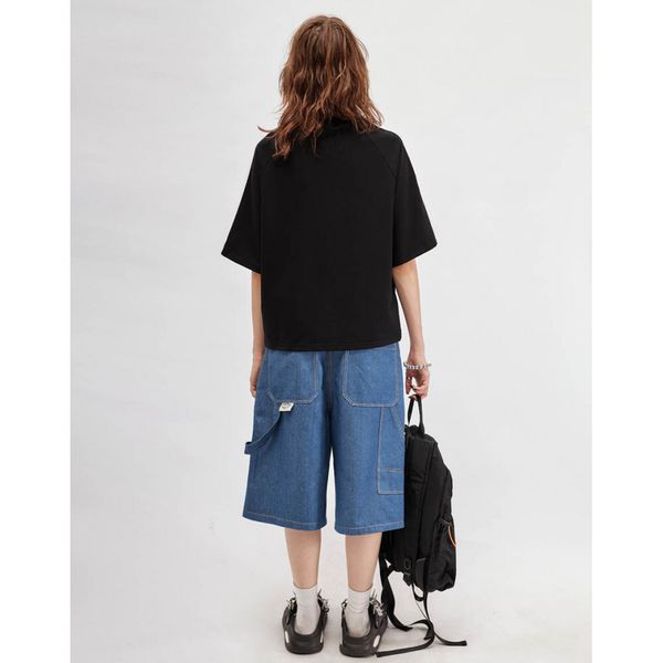 Футболка Logo укороченная черная - фото 7