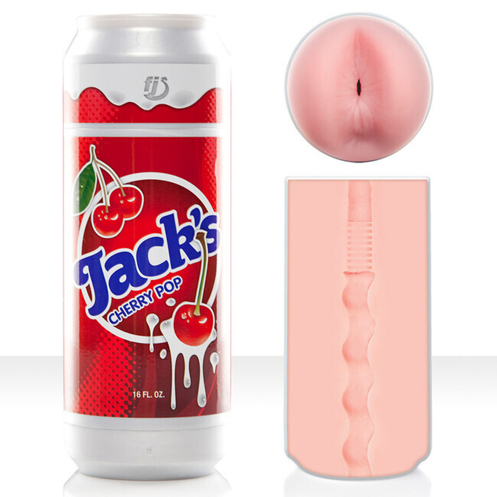 Мастурбатор Fleshlight Cherry Pop в банке, анус Siac (Цвет: розовый)