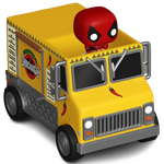 Фигурка Funko Bitty POP! Rides Marvel Deadpool Deadpool's Chimichanga Truck
