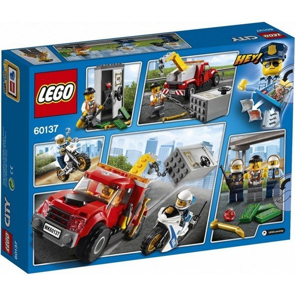 LEGO City: Побег на буксировщике 60137 — Tow Truck Trouble — Лего Сити Город