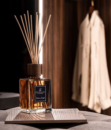 Cashmere delight, ароматический диффузор с палочками, Euthalia Fragrances