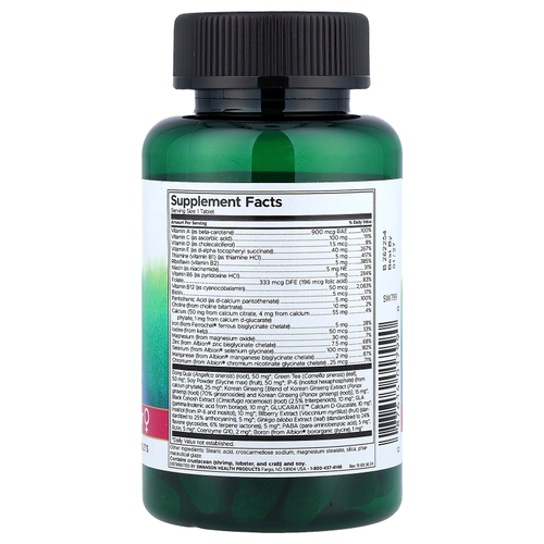 Swanson, мультивитамины и поддержка гормональной системы для женщин, 90 таблеток