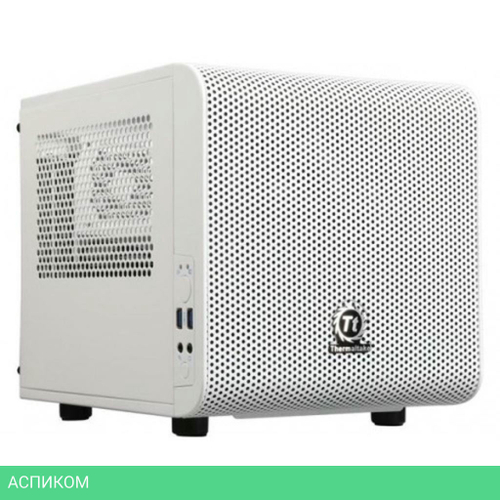 Корпус Thermaltake Core V1 Snow без БП белый (CA-1B8-00S6WN-01)