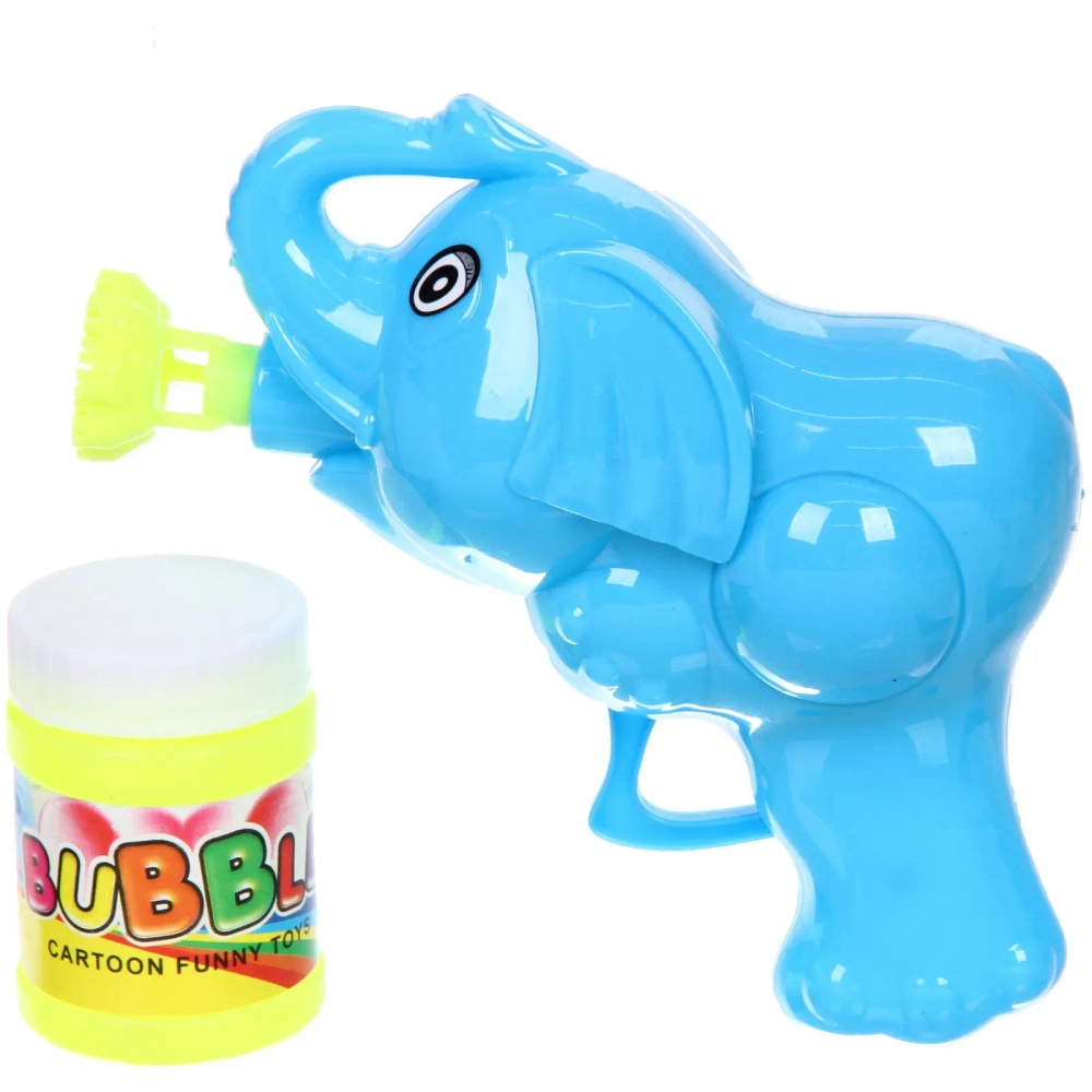 Мыльные пузыри «Слоник» пистолет 12*11,5 см, 50 мл, цвет микс