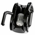 Мощный мастурбатор WYNE Masturbator 10 (Цвет: черный с белым)