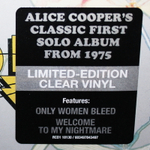 Alice Cooper / Welcome To My Nightmare (Limited Edition)(Clear Vinyl)(LP)