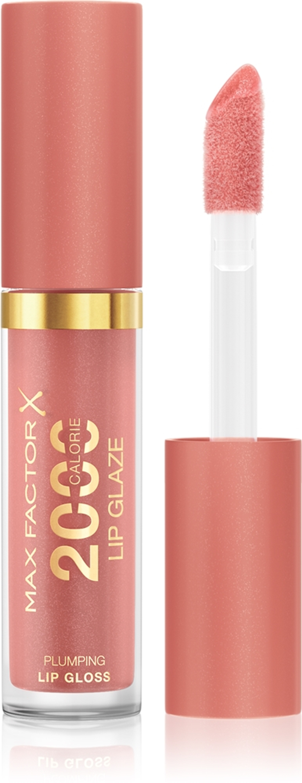 Max Factor 2000 Calorie Lip Glaze - Блеск для губ, придающий объем оттенок 075 Pink Fizz, 4 ml