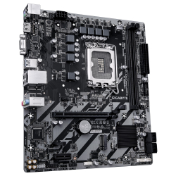 Материнская плата Gigabyte H810M H (Socket 1851, IntelH810, 2xDDR5-6400, D-SUB+HDMI, 1xPCI-Ex16, 1xPCI-Ex1, 4xSATA3(RAID 0 / 1 / 5 / 10), 1xM.2, 8Ch Audio, GLan, (5+2)xUSB2.0, (1+2)xUSB3.2, (0+1)xUSB Type-C, mATX)