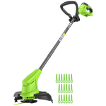 Триммер аккумуляторный Greenworks G24LT251, 24 V, 25 см, с 1хАКБ 2Ач и ЗУ, (2113307SA)