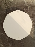 Подставка для яиц и кулича пасхальная белая