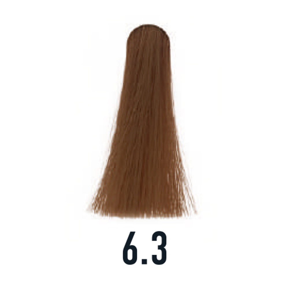 6.3 крем-краска ICE Permanent темный блонд золотистый - 100 мл.