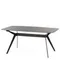 Обеденный стол Scarlet 160х80 см, черная керамика