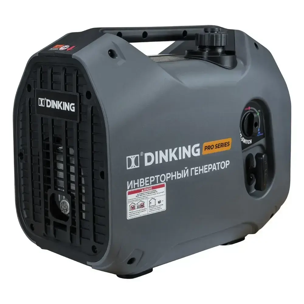 Генератор бензиновый инверторный Dinking DK2300iC (2,3кВт, 230В/50Гц, DK148F/P-2(T-48), бак 4л.)