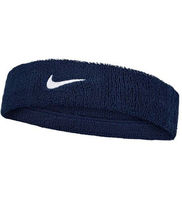 Повязка на голову теннисная Nike Swoosh Headband - college navy/white