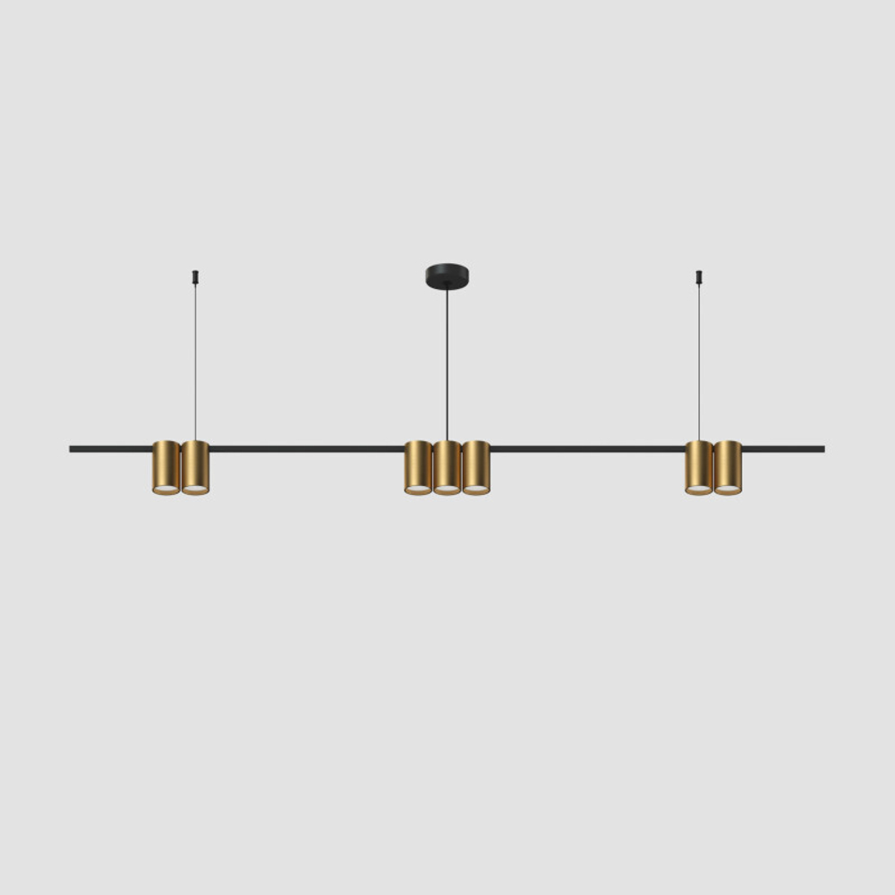 Подвесной светильник Denkirs Orbit DK4063-BK+SG