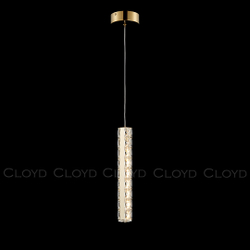 Подвесной светильник Cloyd ELATA P1 / выс. 38 см - золото (арт.11558)