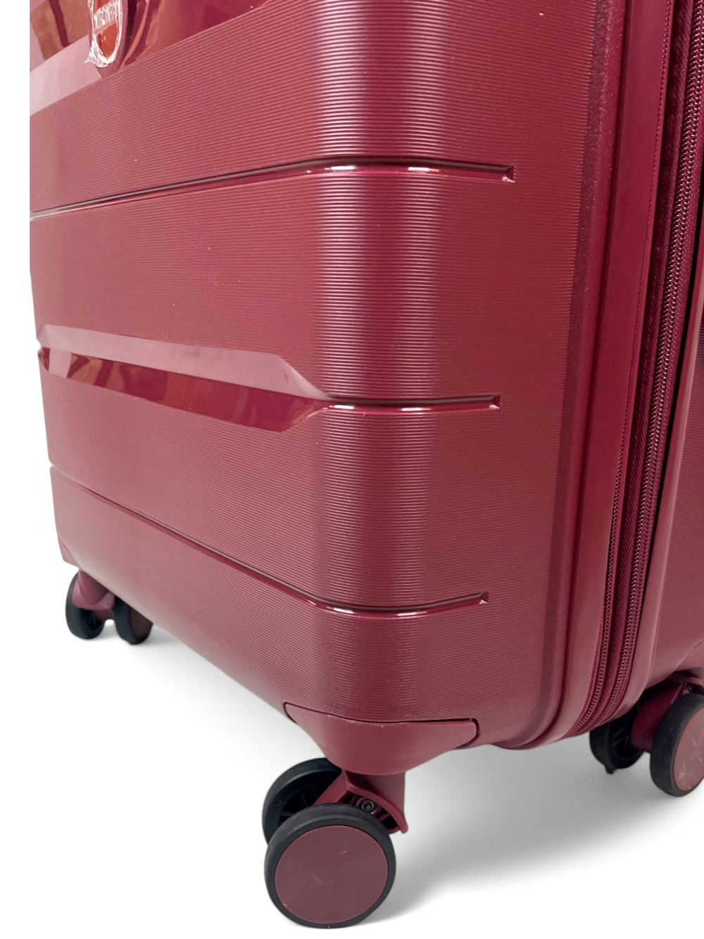 Средний чемодан Mironpan 23102, Бордовый, M+