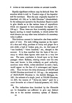 Notes on the Monetary System of Ancient Kaśmir | Marc Aurel Stein