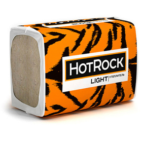 Базальтовая вата HotRock Лайт Light Эко 1200х600х100 мм 4 шт. (25 кг/м3; 0,288 м3; 2,88 м2)