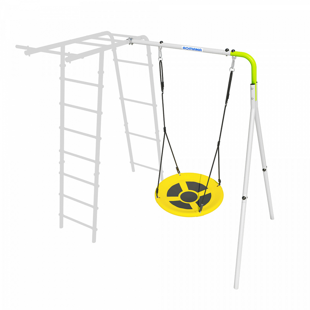 Дополнительный комплект к дачному комплексу ROMANA *только для высоты балки качелей 2050 мм. (бело-салатовый)