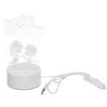 Светильник ночник «3D-Предложение» на пластиковой подставке, с включателем USB