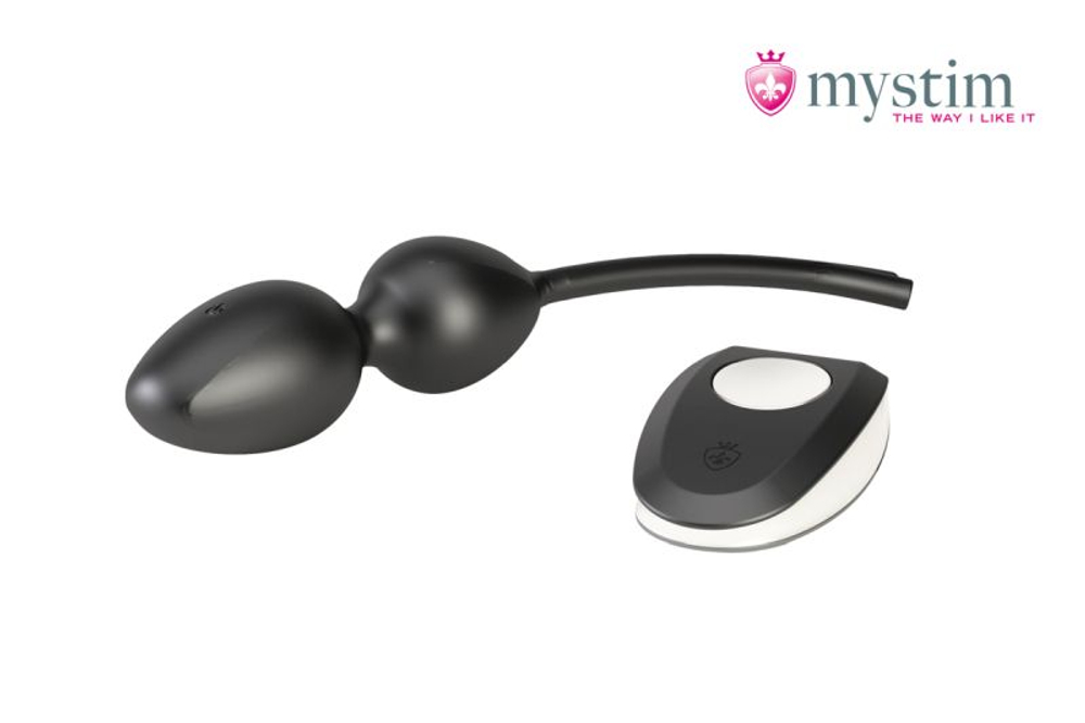 Mystim E-stim Geisha Balls, Vibe Jane Untamed - Вагинальные виброшарики с миостимуляцией и пультом ДУ