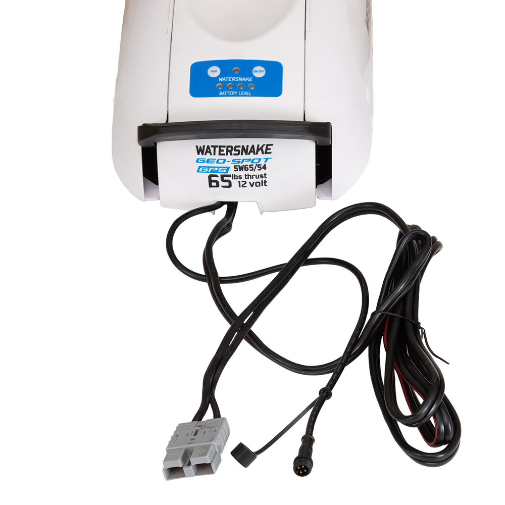 Электромотор WaterSnake Geo-Spot 12 вольт 65 lbs/54" GPS с функцией якорь