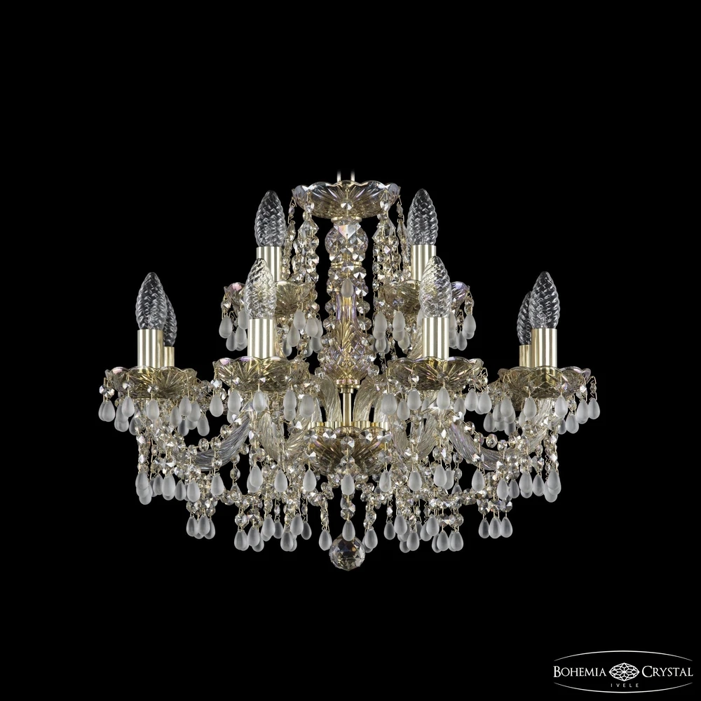 Подвесная люстра Bohemia Ivele 1410/8+4/195 G V0300 M801