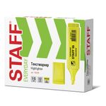 Текстовыделитель STAFF "EVERYDAY HL-728", ЖЕЛТЫЙ, линия 1-5 мм, 150728