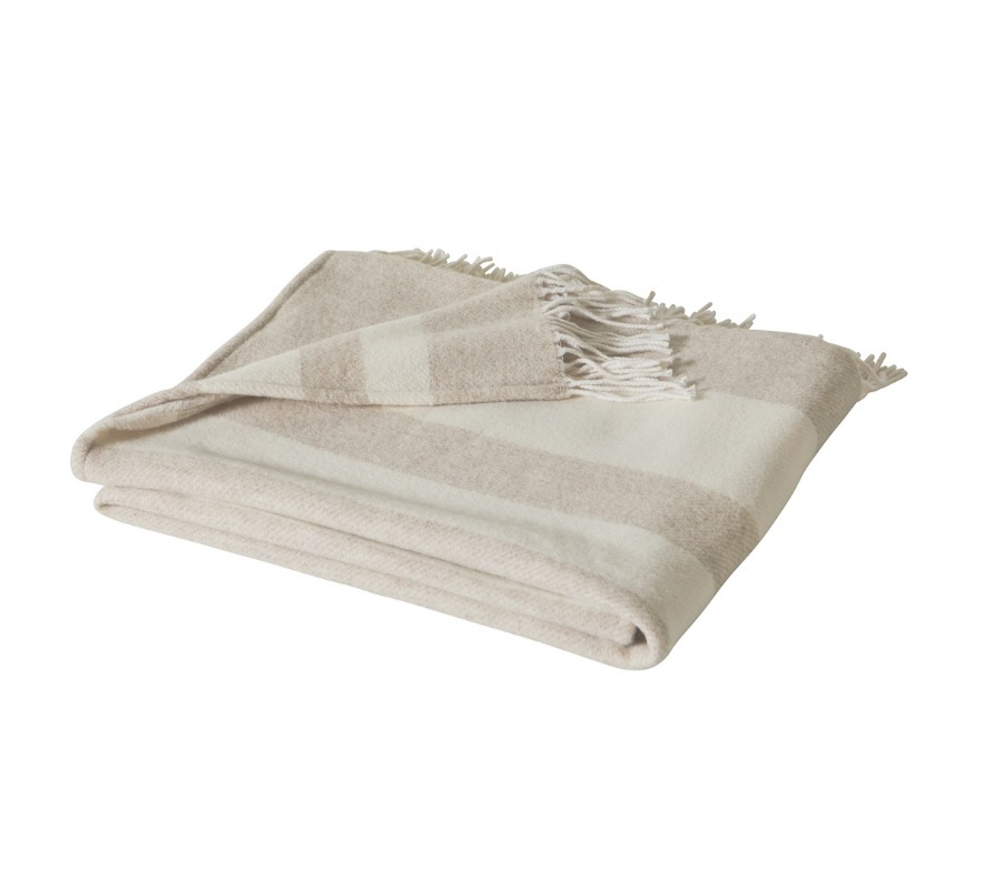 Плед Без коллекции Blanc des Vosges 130x170 Бежевый