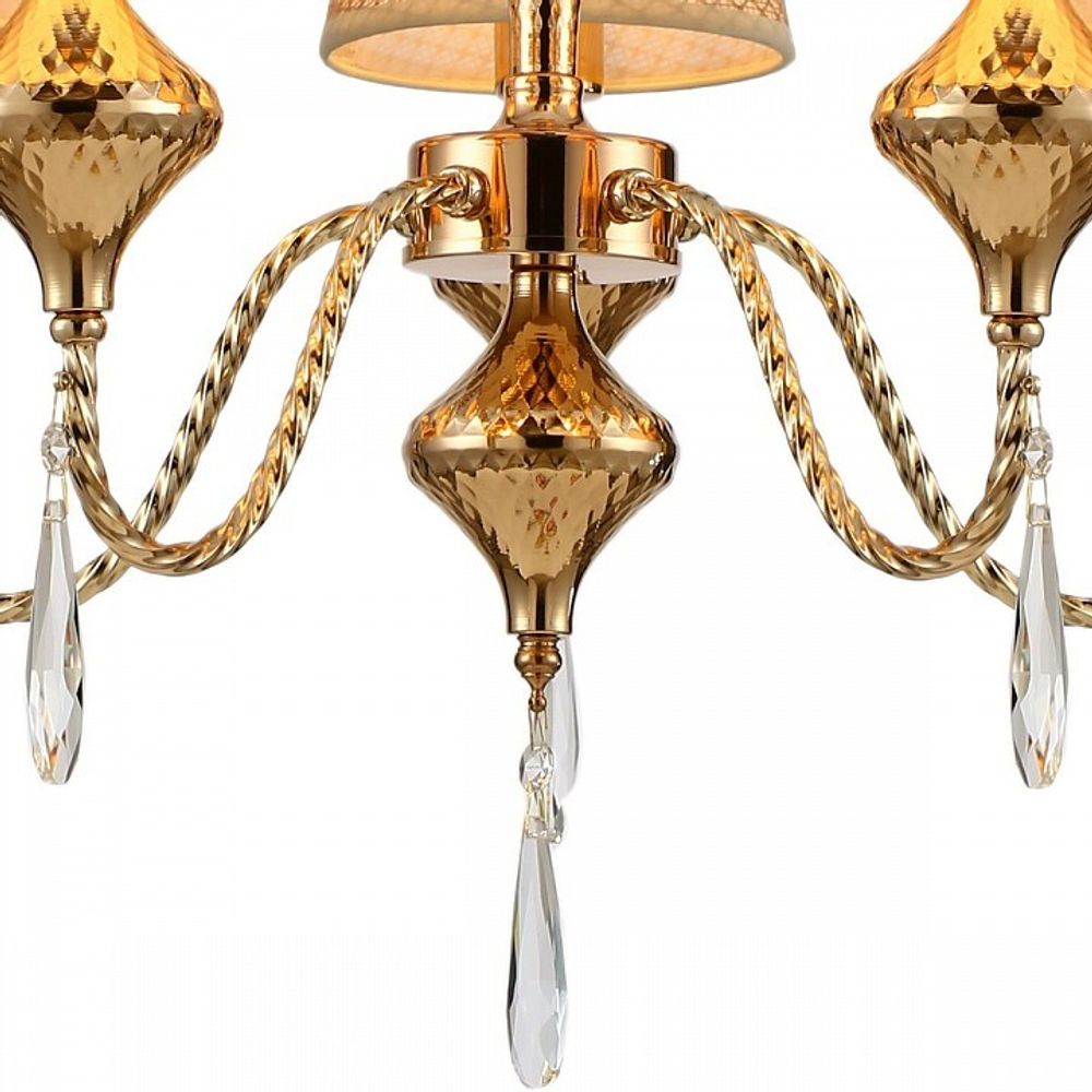 Подвесная люстра ILLUMICO  IL6176-5P-27 GD