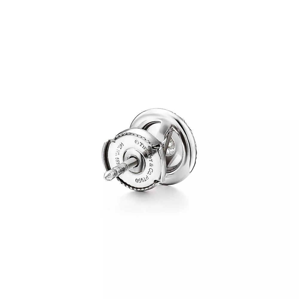 Серьги из платины и бриллиантов 0.6 карат, Tiffany Soleste💎