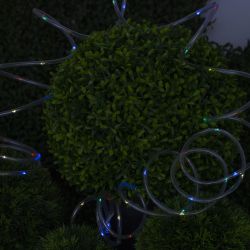 ERANN24-12 ЭРА ЭРА Садовый дюралайт на солнечной батарее, мультиколор, 5 м | Садовые декоративные светильники