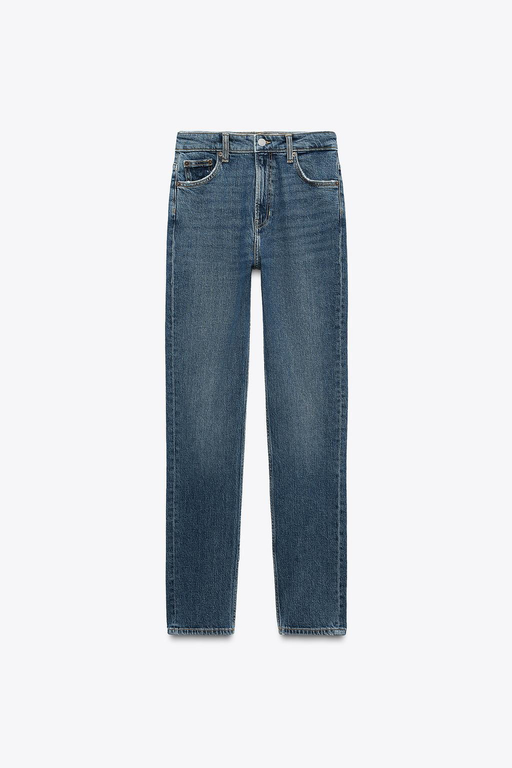 Джинсы skinny с высокой посадкой — zw collection