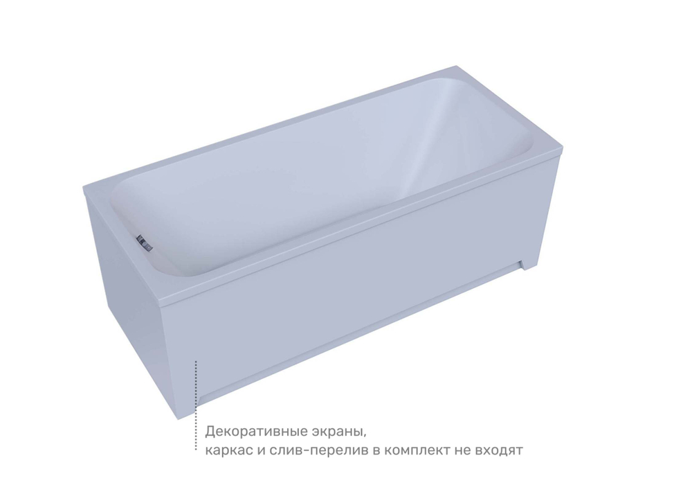 Акриловая ванна Aquatek (Акватек) Мия 120x70, с каркасом